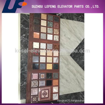 Optional Cheap elevator PVC/marble floor/lift component from China Manufacturer